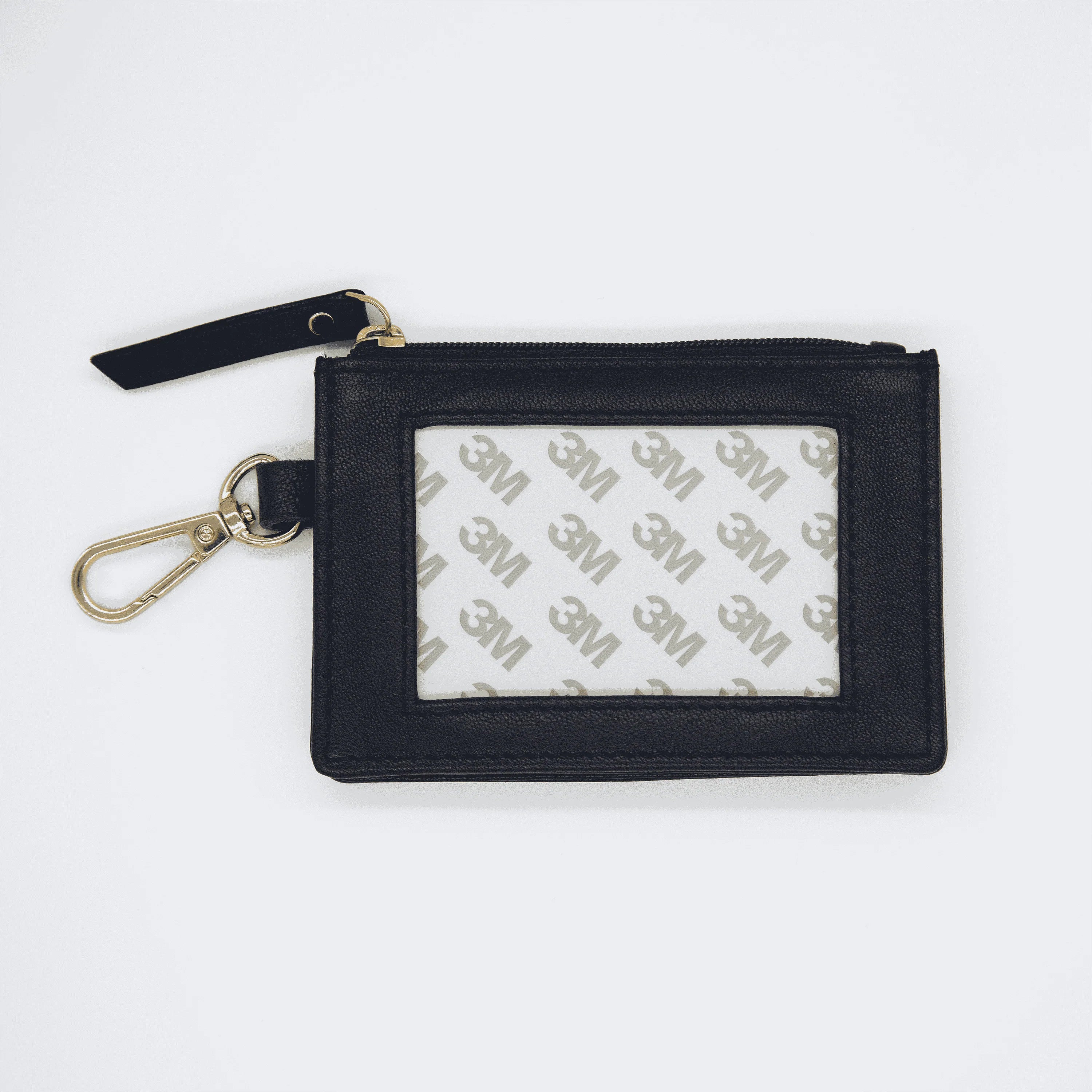 Navy Self-Finishing Zip Coin Holder