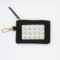 Black Self-Finishing Zip Coin Holder